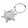 STEERING WHEEL metal key ring