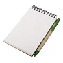 ECO RIBBON notebook with clear pages 90x140 / 140 pages with pen