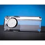 CRISTALINO CLOCK paperweight with table clock