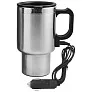 AUTO STEEL MUG Termo šalica s auto kabelom za punjenje