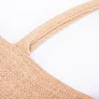 NATURAL SHOPPER laminated shopping bag from jute