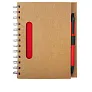 ECO notebook with clean pages 150x175 / 140 pages with pen