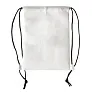 WHITE LINE BACK backpack with wax crayons