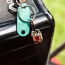 PISTON metal key ring