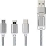 Versatile 3-u-1 kabel za punjenje s dvostrukim ulazom