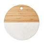 HANNSU Marble/ bamboo serving board