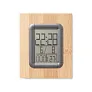MANILA Bamboo penholder and LCD clock