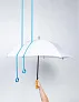 23" Impact AWARE™ RPET 190T auto open bamboo umbrella - XD Collection