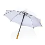 23" Impact AWARE™ RPET 190T auto open bamboo umbrella - XD Collection