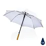  23" Impact AWARE™ RPET 190T auto open bamboo umbrella - XD Collection