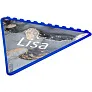 Frosty 2.0 triangular recycled plastic ice scraper