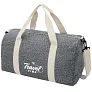 Pheebs 210 g/m² recycled cotton and polyester duffel bag