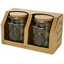 Aire 2-piece 1500 ml recycled glass container set - Authentic