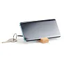 KEYHOLD bamboo keyring with phone stand