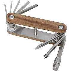 8-function wooden bicycle multi-tool - STAC