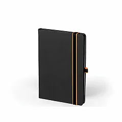 Notes A5 s elastičnom trakom, držačem olovke i obojanim rubom