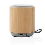  Bamboo and fabric 3W wireless speaker - XD Collection