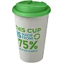 Americano® Eco 350 ml recycled tumbler with spill-proof lid