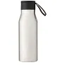 Ljungan 500 ml copper vacuum insulated stainless steel bottle with PU leather strap and lid