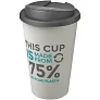 Americano® Eco 350 ml recycled tumbler with spill-proof lid