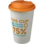 Americano® Eco 350 ml recycled tumbler with spill-proof lid