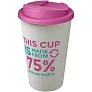 Americano® Eco 350 ml recycled tumbler with spill-proof lid