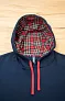  UNISEX CONTRAST PATTERNED HOODED SWEATSHIRT - Kariban
