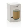 Bamboo and fabric 3W wireless speaker - XD Collection
