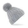  Verbier Fur Pop Pom Chunky Beanie - Beechfield