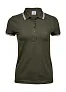  Ladies Luxury Stripe Stretch Polo - Tee Jays