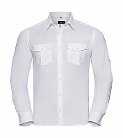 Men's Roll Sleeve Shirt LS - Russell Collection