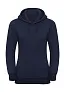  Ženski melange hoodie s patentnim zatvaračem - Russell 