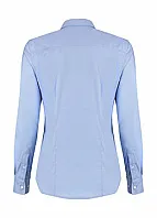 Women's Tailored Fit Stretch Oxford Shirt LS - Kustom Kit