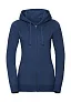  Ladies' Authentic Melange Zipped Hood Sweat - Russell 