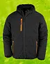 Black Compass Padded Winter Jacket - Result Recycled