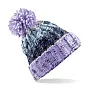  Corkscrew Pom Pom Beanie - Beechfield
