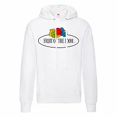 Vintage hoodie s velikim logom - Fruit of the Loom Vintage Collection