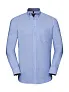  Men's LS Tailored Washed Oxford Shirt - Russell Collection