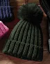  Verbier Fur Pop Pom Chunky Beanie - Beechfield