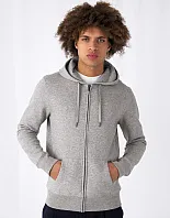 KING muški hoodie s patentnim zatvaračem - B&C