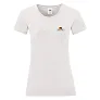  Ladies Vintage T Small Logo Print - Fruit of the Loom Vintage Collection