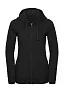  Ladies' Authentic Melange Zipped Hood Sweat - Russell 