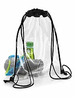 Prozirna gym torba s vezicama - Bagbase
