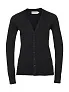  Ladies' V-Neck Knitted Cardigan - Russell Collection