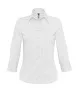  Milano/women Popelin Shirt 3/4 sleeves - B&C
