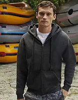 Premium Hooded Zip Sweat - Fruit of the Loom