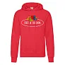  Vintage Hooded Sweat Classic Large Logo Print - Fruit of the Loom Vintage Collection