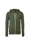  Unisex hoodie od poli pamuka s patentnim zatvaračem - Bella+Canvas