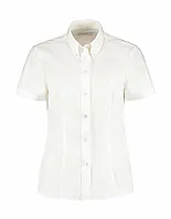 Women's Tailored Fit Premium Oxford Shirt SSL - Kustom Kit