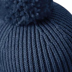 Engineered Knit Ribbed Pom Pom Beanie - Beechfield